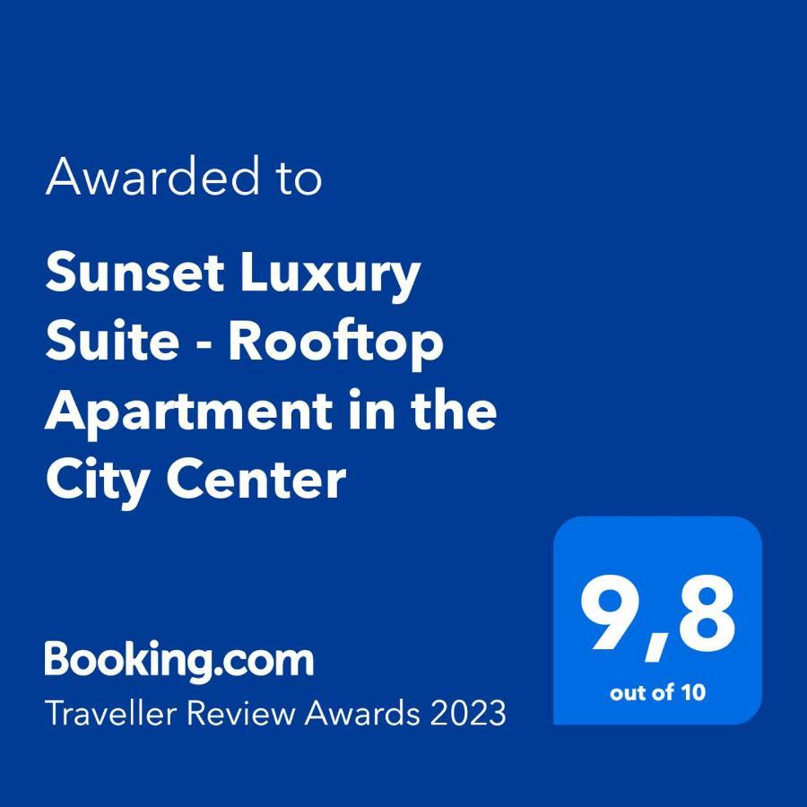 Sunset Luxury Suite - Rooftop Apartment In The City Center Iraklio Eksteriør billede